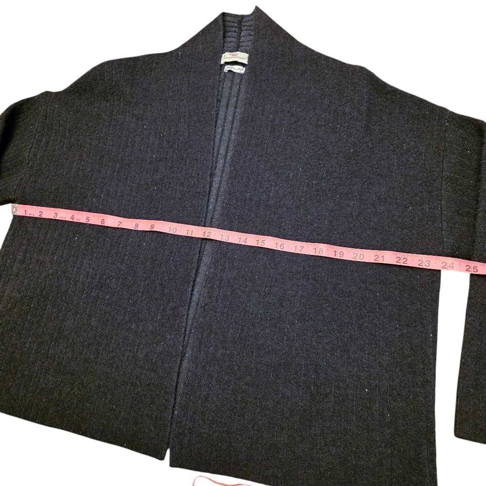 Vineyard Vines Women's Navy Blue Boxy Cardigan Sweater Size S - Picture 6 of 10